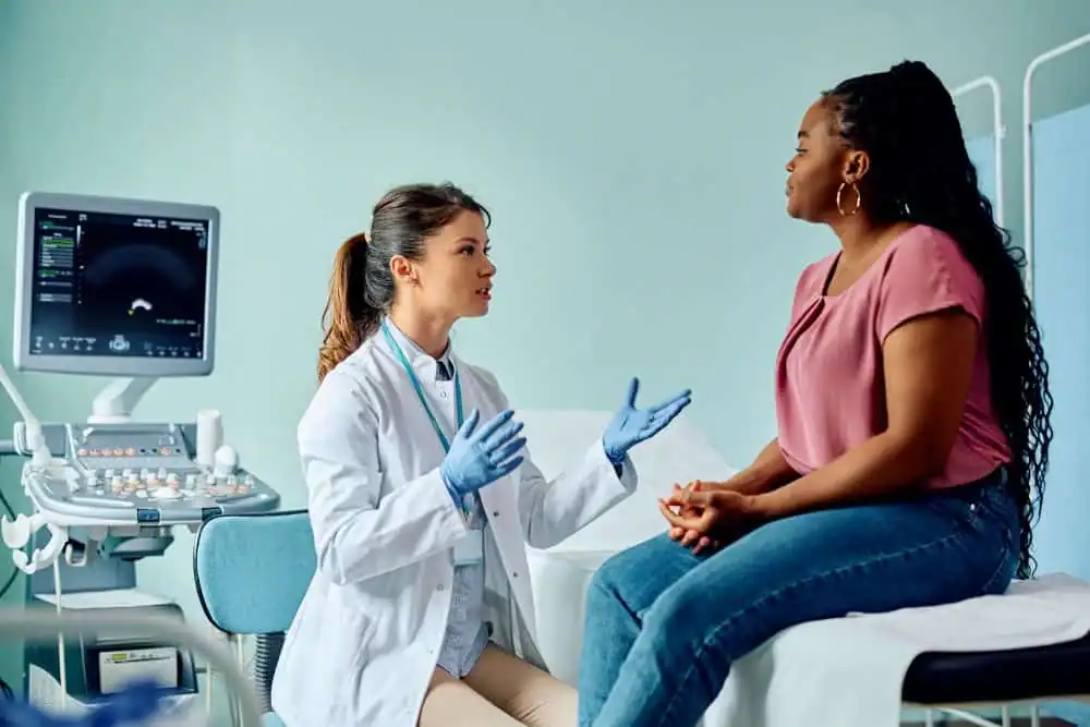 Rejuvenating Intimacy: Exploring Surgical Solutions for Vaginal Laxity 1 Woman have consultation about vaginal laxity Walsall